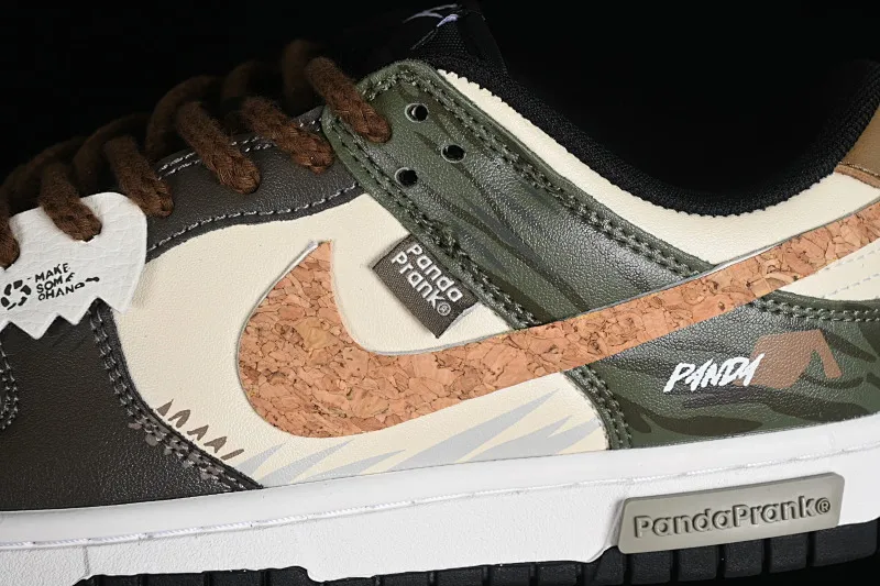 All Categories Nk SB Dunk Series Nk SB Dunk Low Low-top Sneakers Nk Dunk Low Panda Prank Jungle Crossing Forest Crisis SB Low-top Casual Sneakers DV0831-002